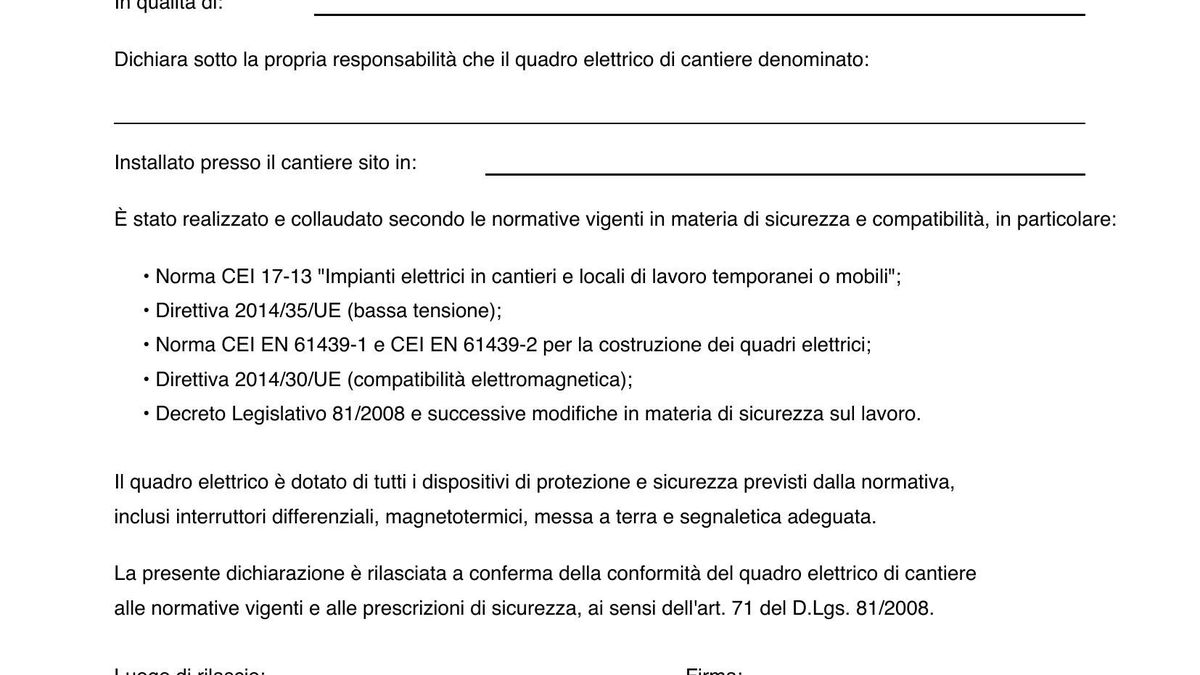 Dichiarazione di Conformità: cos'è, quando è obbligatoria e cosa rischi senza